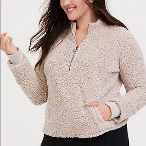 •Torrid Tan Sherpa Zip-Up•